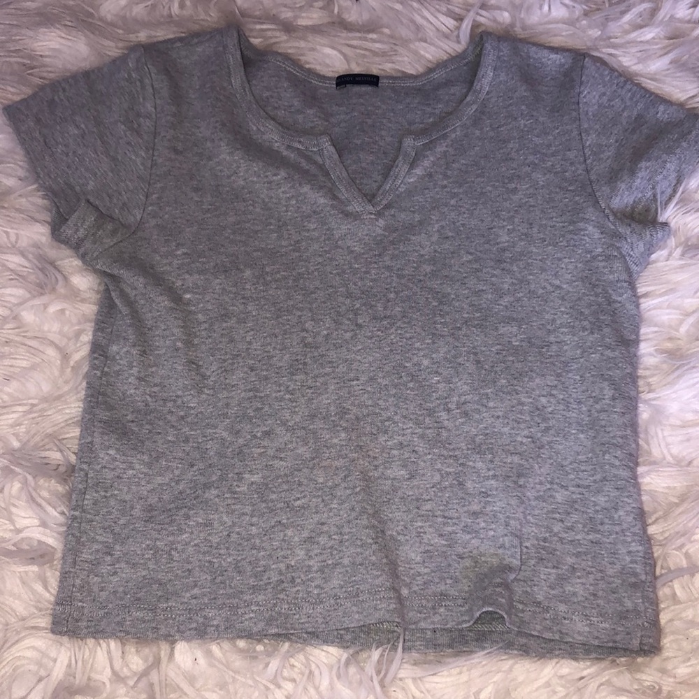 brandy melville grey shirt